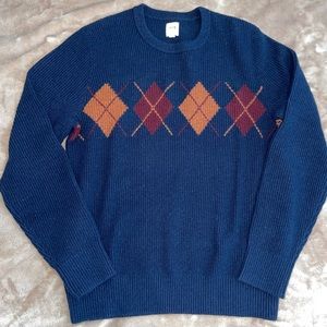 GAP ARGYLE SWEATER